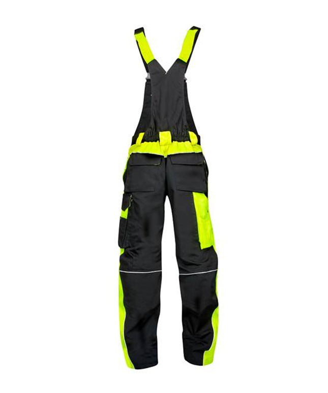 Pantaloni salopeta cu pieptar Ardon NEON, 65% poliester - 35% bumbac, 270 gr/mp