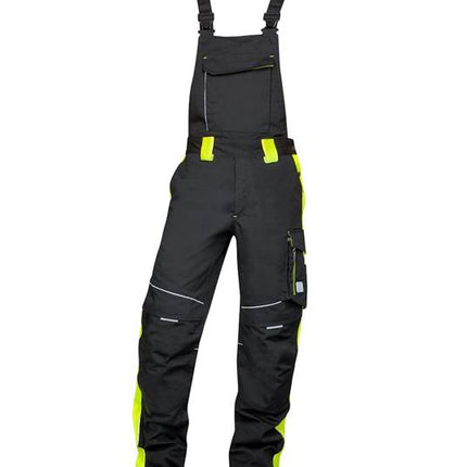 Pantaloni salopeta cu pieptar Ardon NEON, 65% poliester - 35% bumbac, 270 gr/mp