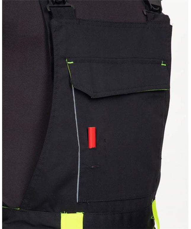 Pantaloni salopeta cu pieptar Ardon NEON, 65% poliester - 35% bumbac, 270 gr/mp