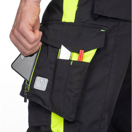 Pantaloni salopeta cu pieptar Ardon NEON, 65% poliester - 35% bumbac, 270 gr/mp