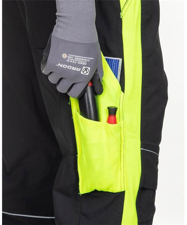 Pantaloni salopeta cu pieptar Ardon NEON, 65% poliester - 35% bumbac, 270 gr/mp