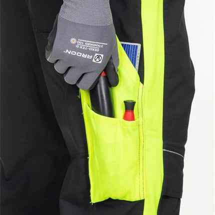 Pantaloni salopeta cu pieptar Ardon NEON, 65% poliester - 35% bumbac, 270 gr/mp