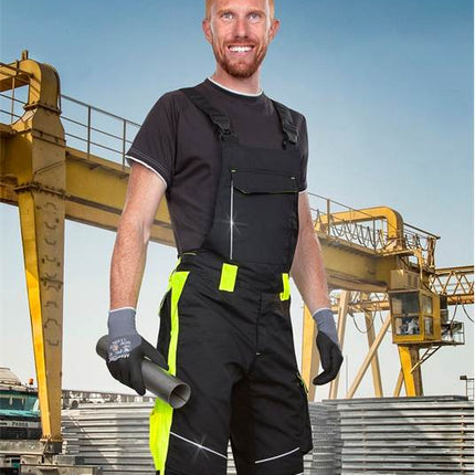 Pantaloni salopeta cu pieptar Ardon NEON, 65% poliester - 35% bumbac, 270 gr/mp