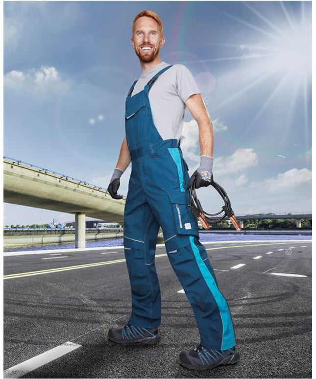 Pantaloni salopeta cu pieptar Ardon URBAN, 65% poliester - 35% bumbac, 270 gr/mp