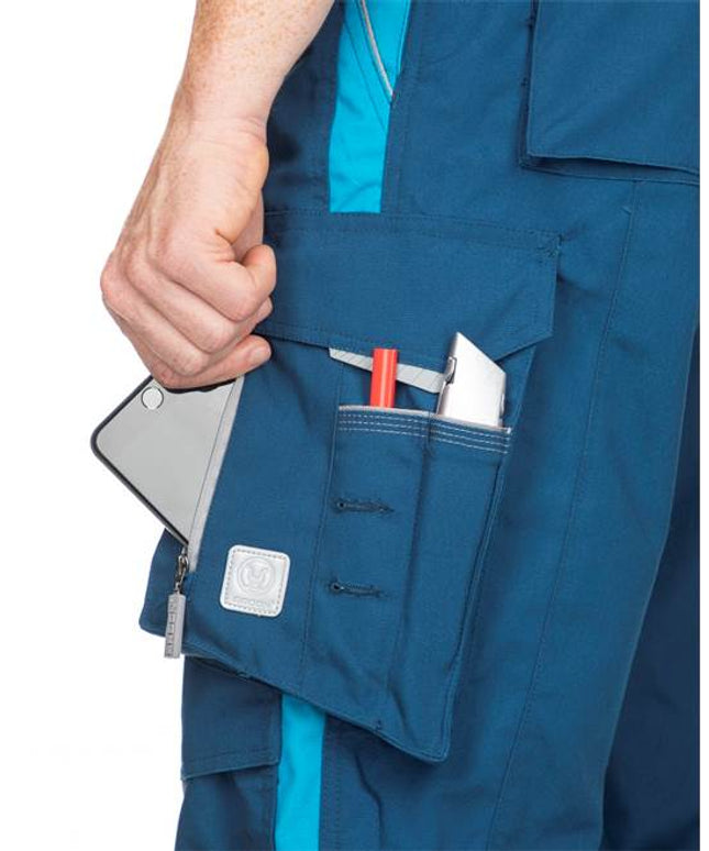 Pantaloni salopeta cu pieptar Ardon URBAN, 65% poliester - 35% bumbac, 270 gr/mp