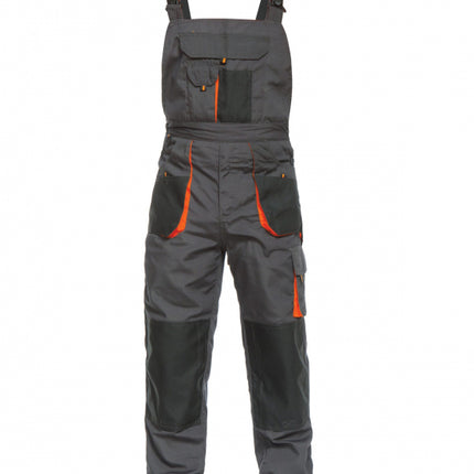 Pantaloni salopeta cu pieptar ATLAS, 65% poliester, 35% bumbac, 240 gr/mp