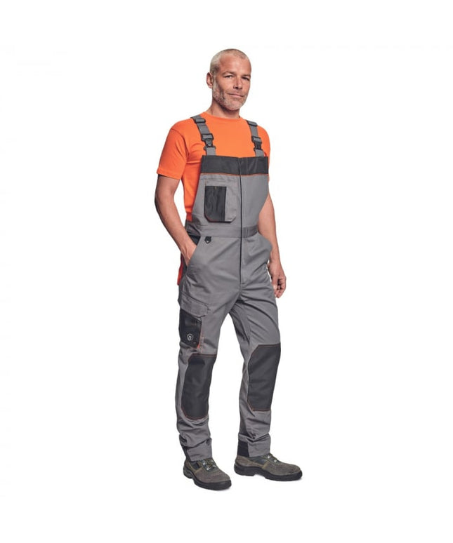 Pantaloni salopeta cu pieptar Cerva CREMORNE, 60/40 bumbac, 230 gr/mp