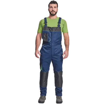 Pantaloni salopeta cu pieptar Cerva CREMORNE, 60/40 bumbac, 230 gr/mp