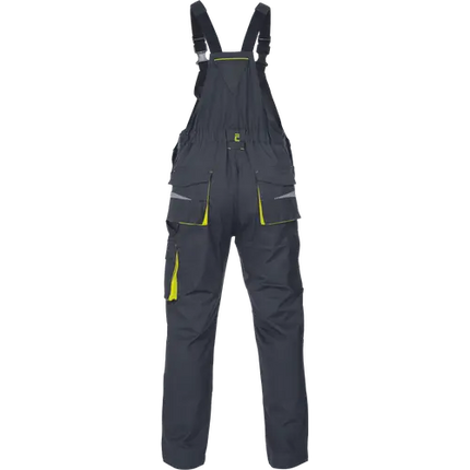 Pantaloni salopeta cu pieptar Cerva EMERTON STRETCH, 65% poliester, 32% bumbac, 3% spandex, 245 gr/mp