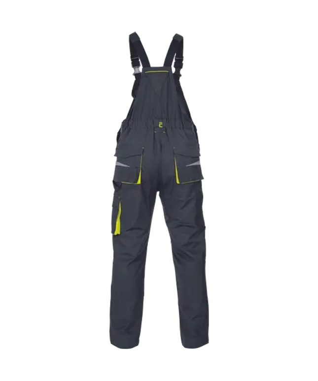 Pantaloni salopeta cu pieptar Cerva EMERTON STRETCH, 65% poliester, 32% bumbac, 3% spandex, 245 gr/mp