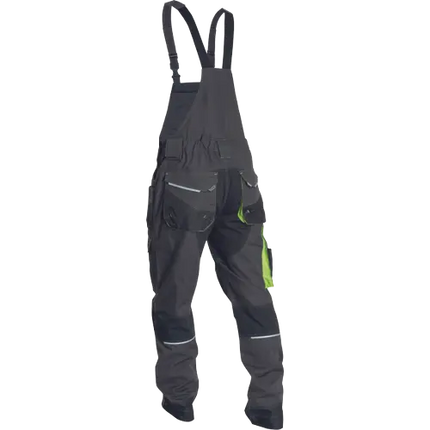 Pantaloni salopeta cu pieptar Cerva GREENDALE, 65% poliester, 35% bumbac, 270 gr/mp