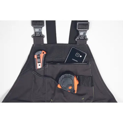 Pantaloni salopeta cu pieptar Cerva GREENDALE, 65% poliester, 35% bumbac, 270 gr/mp