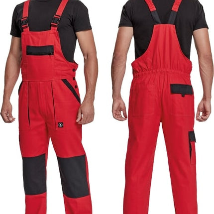 Pantaloni salopeta cu pieptar Cerva MAX NEO, 100% bumbac, 260 gr/mp