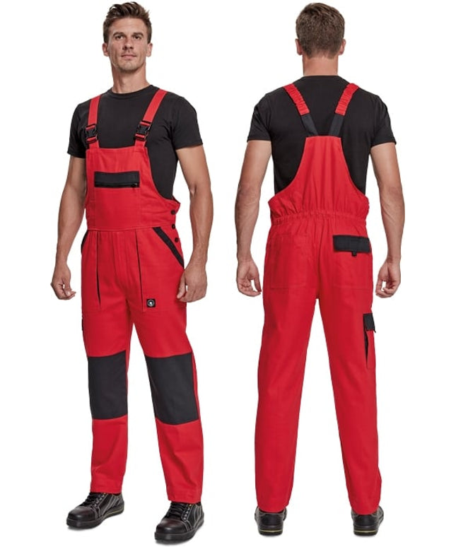 Pantaloni salopeta cu pieptar Cerva MAX NEO, 100% bumbac, 260 gr/mp