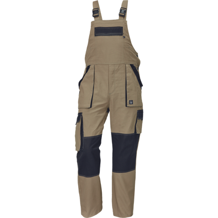 Pantaloni salopeta cu pieptar Cerva MAX SUMMER, 100% bumbac subtire, 200 gr/mp