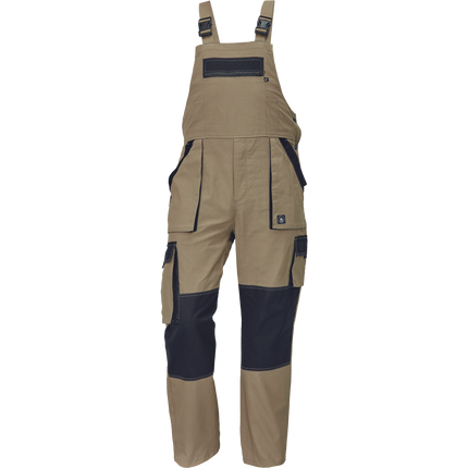 Pantaloni salopeta cu pieptar Cerva MAX SUMMER, 100% bumbac subtire, 200 gr/mp