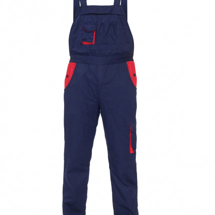 Pantaloni salopeta cu pieptar DARIA, 65% poliester, 35% bumbac, 240 gr/mp