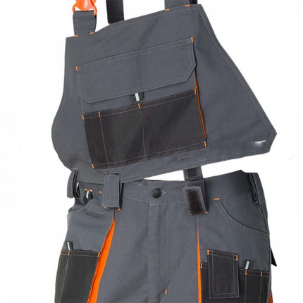 Pantaloni salopeta cu pieptar detasabil Renania RICHARD, tercot 65/35, 280gr/mp