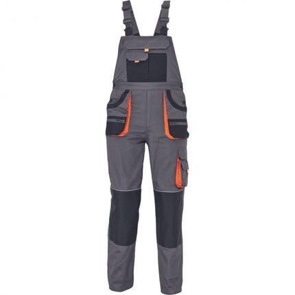 Pantaloni salopeta cu pieptar Fridrich HANS, 100% bumbac, 235 gr/mp