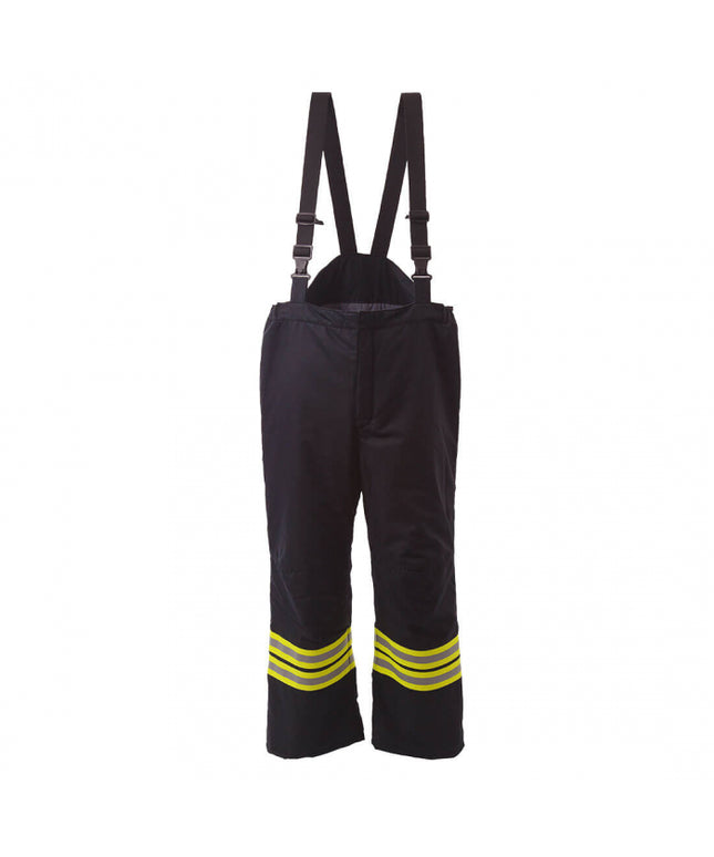 Pantaloni salopeta cu pieptar pentru pompieri Portwest FB31, 60% DuPont Nomex, 40% Lenzing FR Viscose, 260 gr/mp