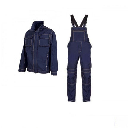 Costum salopeta cu pieptar Renania MAGNUS, tercot 65/35, 320gr/mp