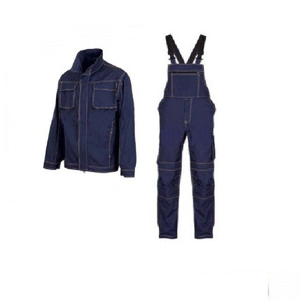 Costum salopeta cu pieptar Renania MAGNUS, tercot 65/35, 320gr/mp