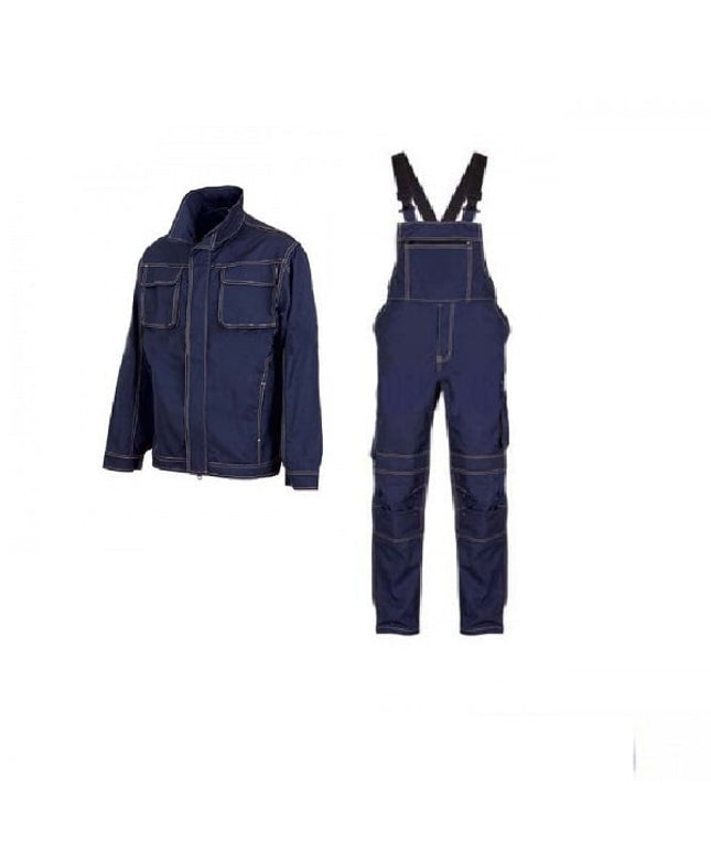 Costum salopeta cu pieptar Renania MAGNUS, tercot 65/35, 320gr/mp