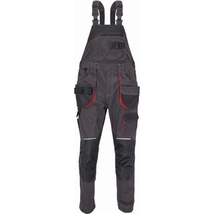 Pantaloni salopeta cu pieptar Safe Worker REUSEL, 65/35 poliester