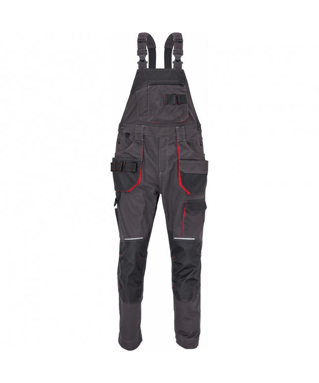 Pantaloni salopeta cu pieptar Safe Worker REUSEL, 65/35 poliester