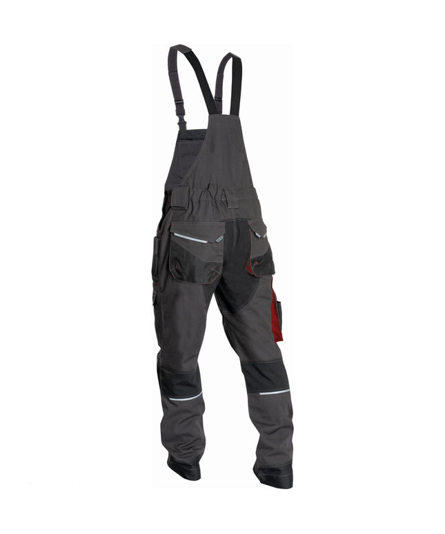 Pantaloni salopeta cu pieptar Safe Worker REUSEL, 65/35 poliester