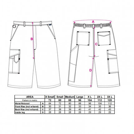 Pantaloni scurti de lucru Portwest COMBAT S790, 65% poliester, 35% bumbac, 210g