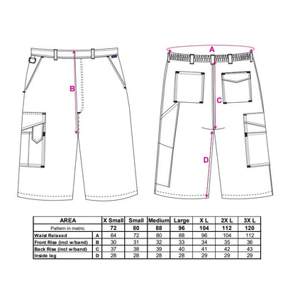 Pantaloni scurti de lucru Portwest COMBAT S790, 65% poliester, 35% bumbac, 210g