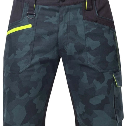 Pantaloni scurti de lucru Ardon CREATRON CAMO, 98% bumbac, 2% elastan, 250 gr/mp