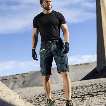 Pantaloni scurti de lucru Ardon CREATRON CAMO, 98% bumbac, 2% elastan, 250 gr/mp