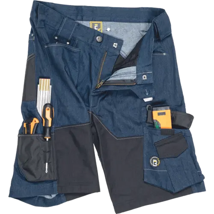 Pantaloni scurti de lucru Cerva NEURUM DNM, 97% bumbac, 3% spandex, 370 gr/mp