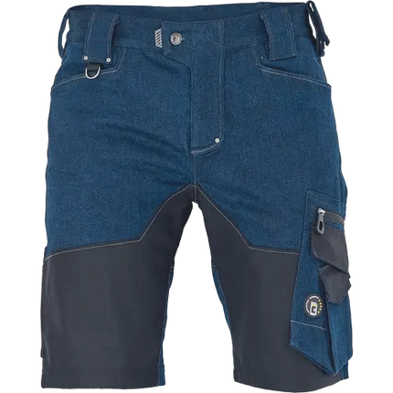 Pantaloni scurti de lucru Cerva NEURUM DNM, 97% bumbac, 3% spandex, 370 gr/mp