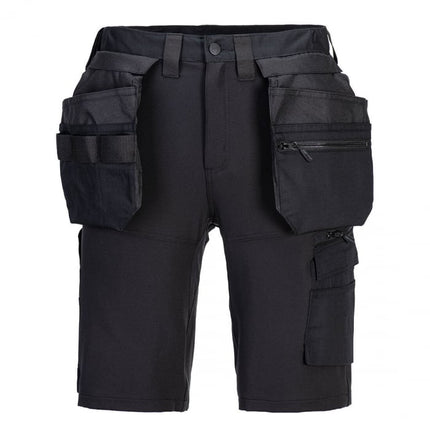 Pantaloni scurti de lucru Portwest DX451, 93% poliester, 7% elastan, 270 gr/mp