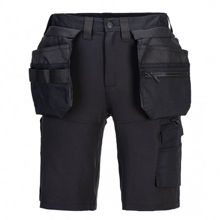 Pantaloni scurti de lucru Portwest DX451, 93% poliester, 7% elastan, 270 gr/mp