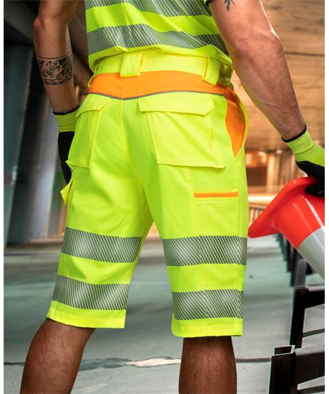 Pantaloni scurti reflectorizanti Ardon SIGNAL, 65% poliester - 35% bumbac, 290 gr/mp