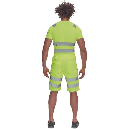 Pantaloni scurti reflectorizanti Cerva FERROL, 50% bumbac, 50% poliester, 200 gr/mp