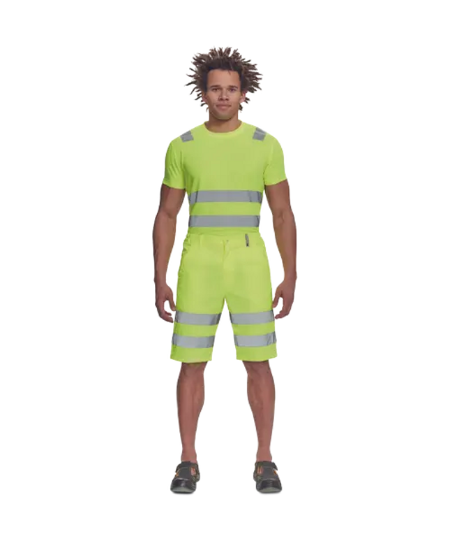 Pantaloni scurti de lucru Cerva NEURUM DNM, 97% bumbac, 3% spandex, 370 gr/mp