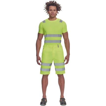 Pantaloni scurti reflectorizanti Cerva FERROL, 50% bumbac, 50% poliester, 200 gr/mp