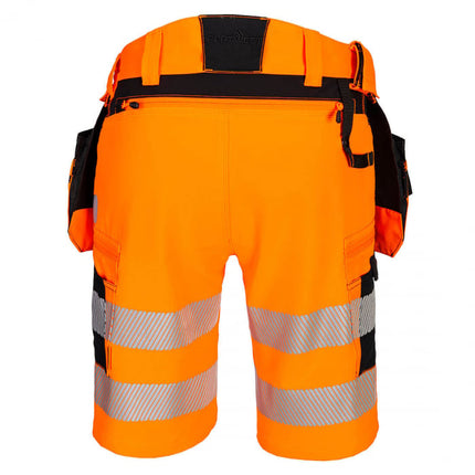 Pantaloni scurti reflectorizanti Portwest DX446, 92% poliester, 8% elastan, 240 gr/mp