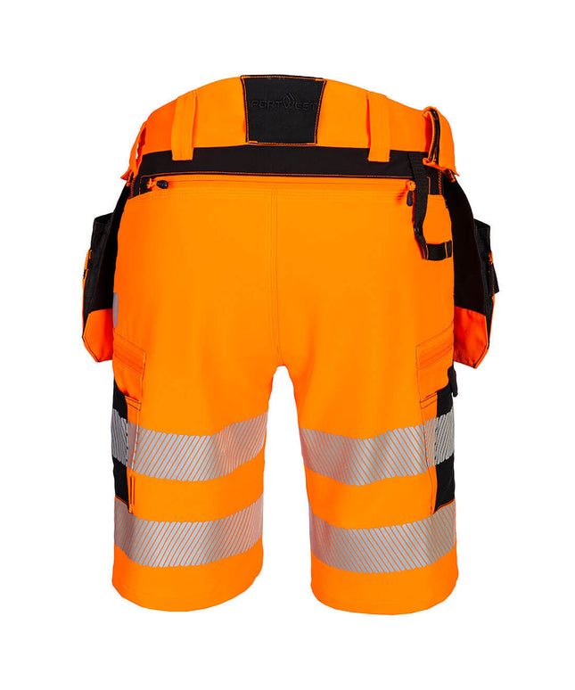 Pantaloni scurti reflectorizanti Portwest DX446, 92% poliester, 8% elastan, 240 gr/mp
