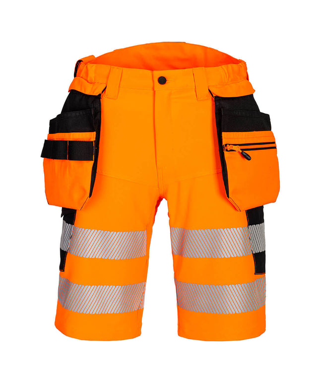 Pantaloni scurti reflectorizanti Portwest DX446, 92% poliester, 8% elastan, 240 gr/mp