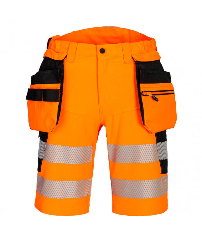 Pantaloni scurti reflectorizanti Portwest DX446, 92% poliester, 8% elastan, 240 gr/mp