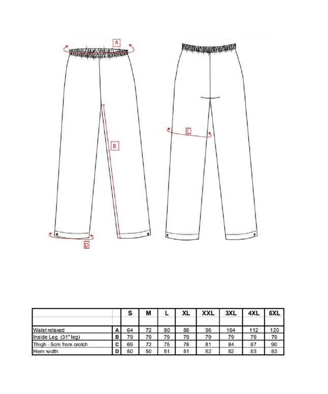 Pantaloni de lucru in talie impermeabili Portwest SEALTEX CLASSIC S451, 100% poliester, 200g
