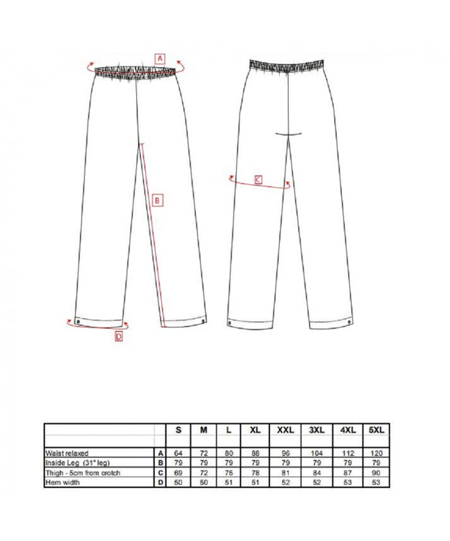 Pantaloni de lucru in talie impermeabili Portwest SEALTEX CLASSIC S451, 100% poliester, 200g