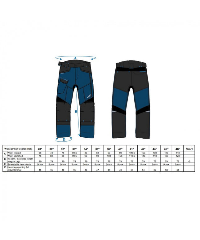 Pantaloni de lucru in talie Portwest SERVICE WX3 T701, 65% poliester, 35% bumbac, 280g