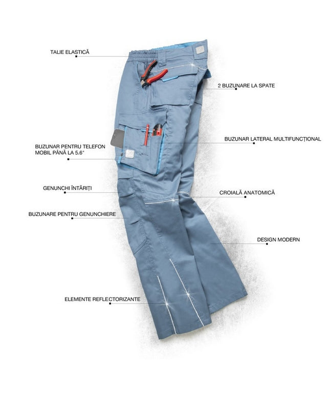 Pantaloni de lucru Ardon SUMMER, tercot 65/35, 200 gr/mp
